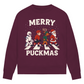 Ladies Sweatshirt MERRY PUCKMAS WALK