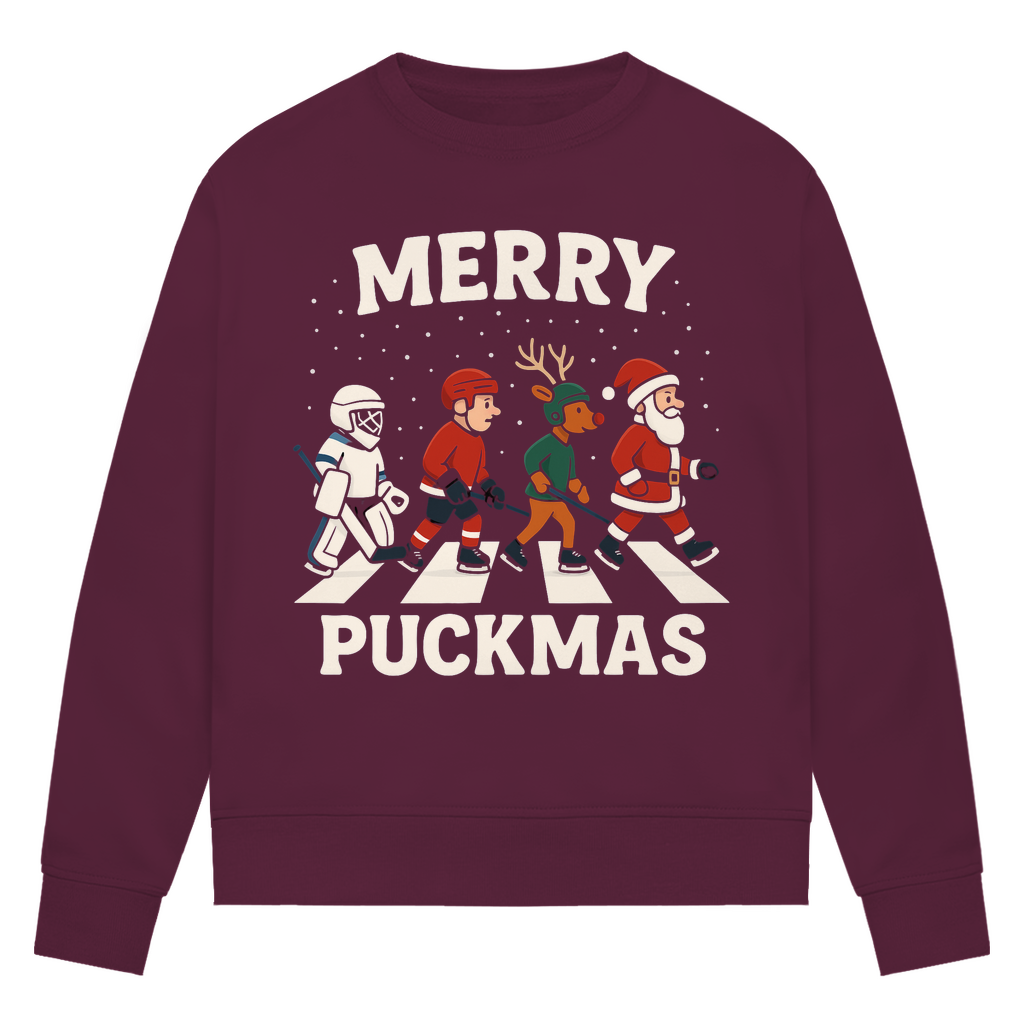 Ladies Sweatshirt MERRY PUCKMAS WALK