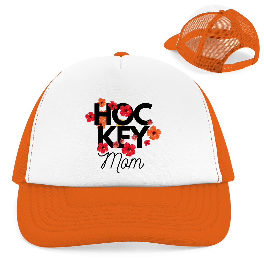Retro Cap HOCKEY MOM FLOWERS