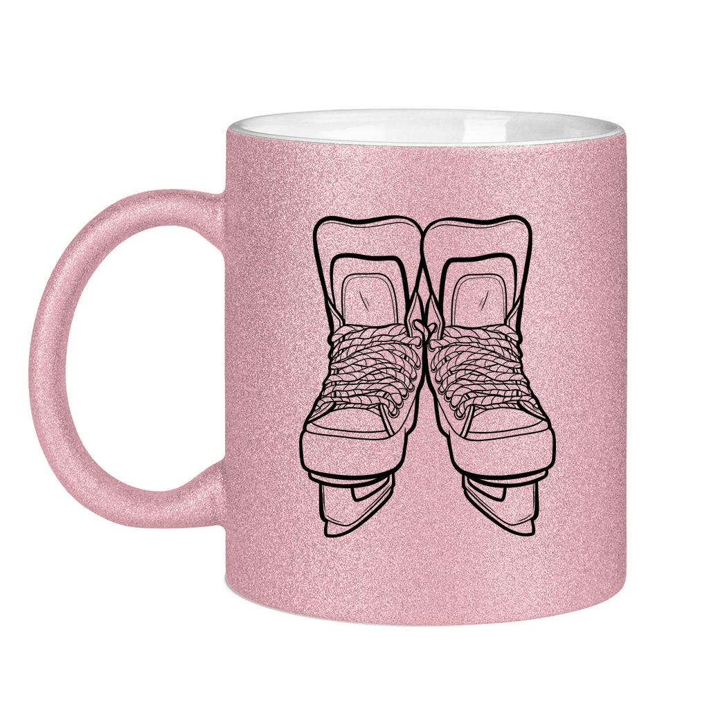 Glitzertasse SKATES