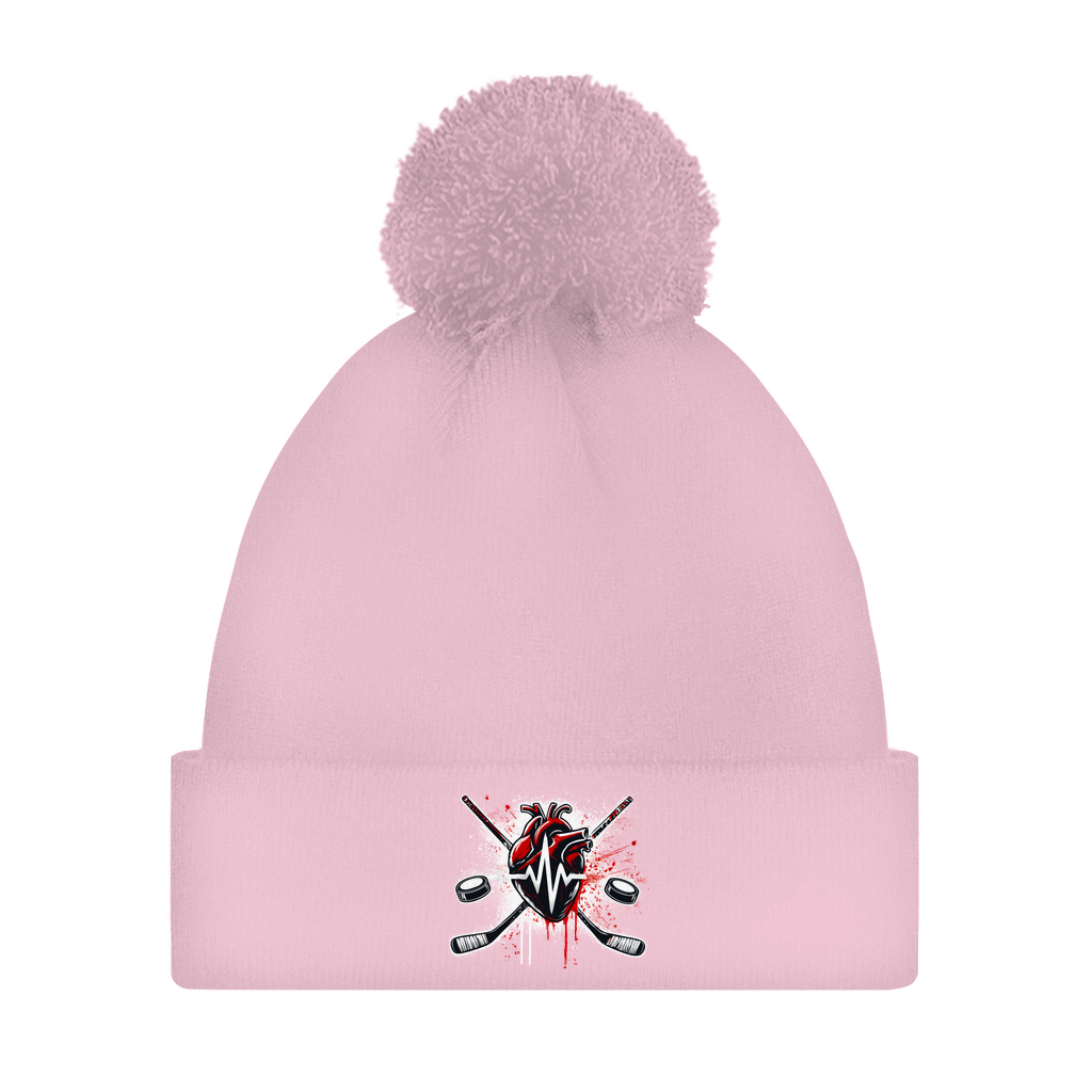 Bommelmütze HOCKEY HEARTBEAT