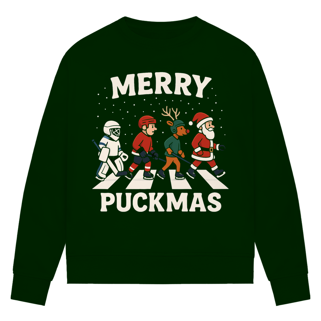 Ladies Sweatshirt MERRY PUCKMAS WALK
