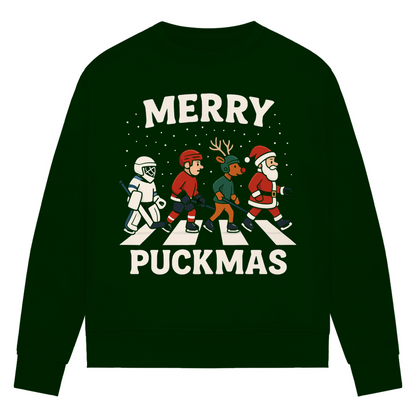 Ladies Sweatshirt MERRY PUCKMAS WALK