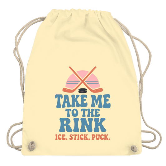 Turnbeutel TAKE ME TO THE RINK