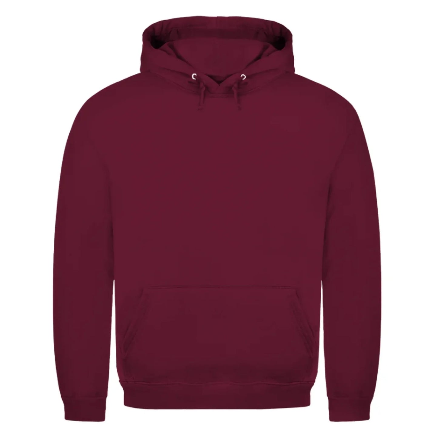 front_Burgundy_Unisex Hoodie HOCKEY MOM LIFE_mockup