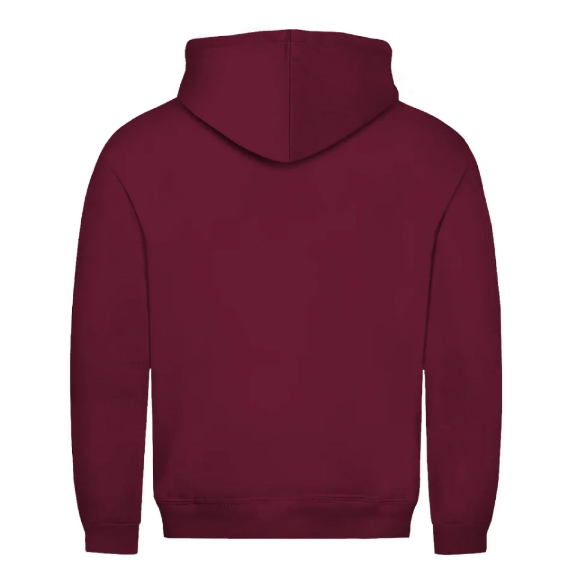 back_Burgundy_Unisex Hoodie HOCKEY MOM LIFE_mockup
