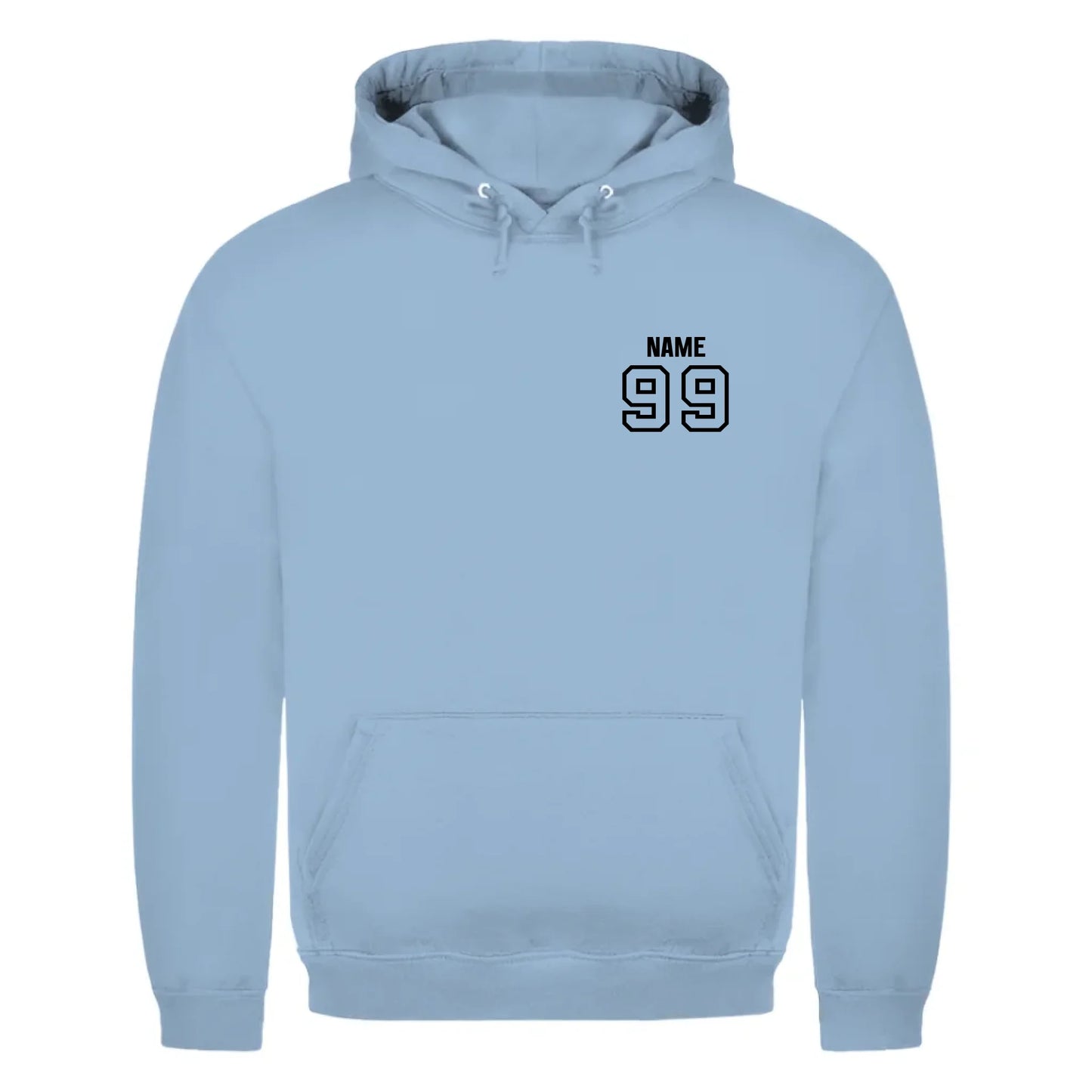front_Sky Blue_Unisex Hoodie HOCKEY MOM LIFE_mockup