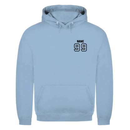 front_Sky Blue_Unisex Hoodie HOCKEY MOM LIFE_mockup