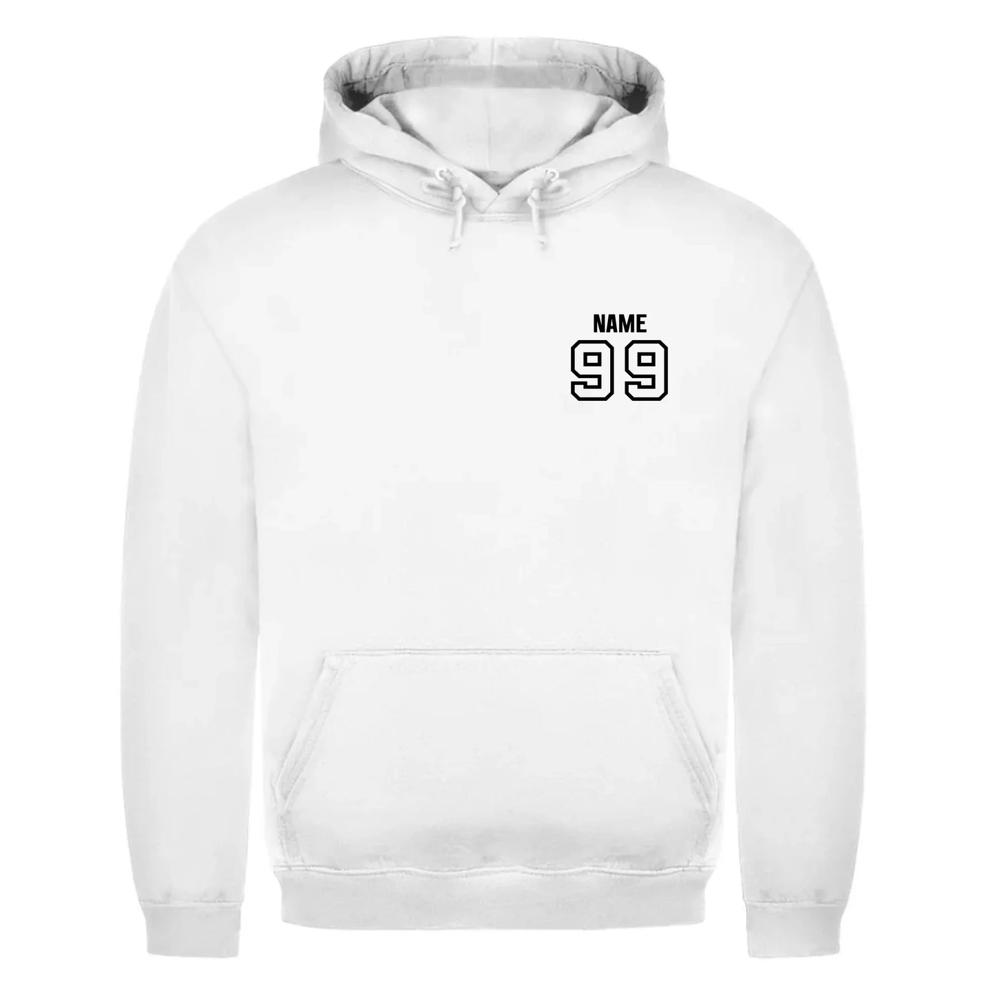 front_Arctic White_Unisex Hoodie HOCKEY MOM LIFE_mockup