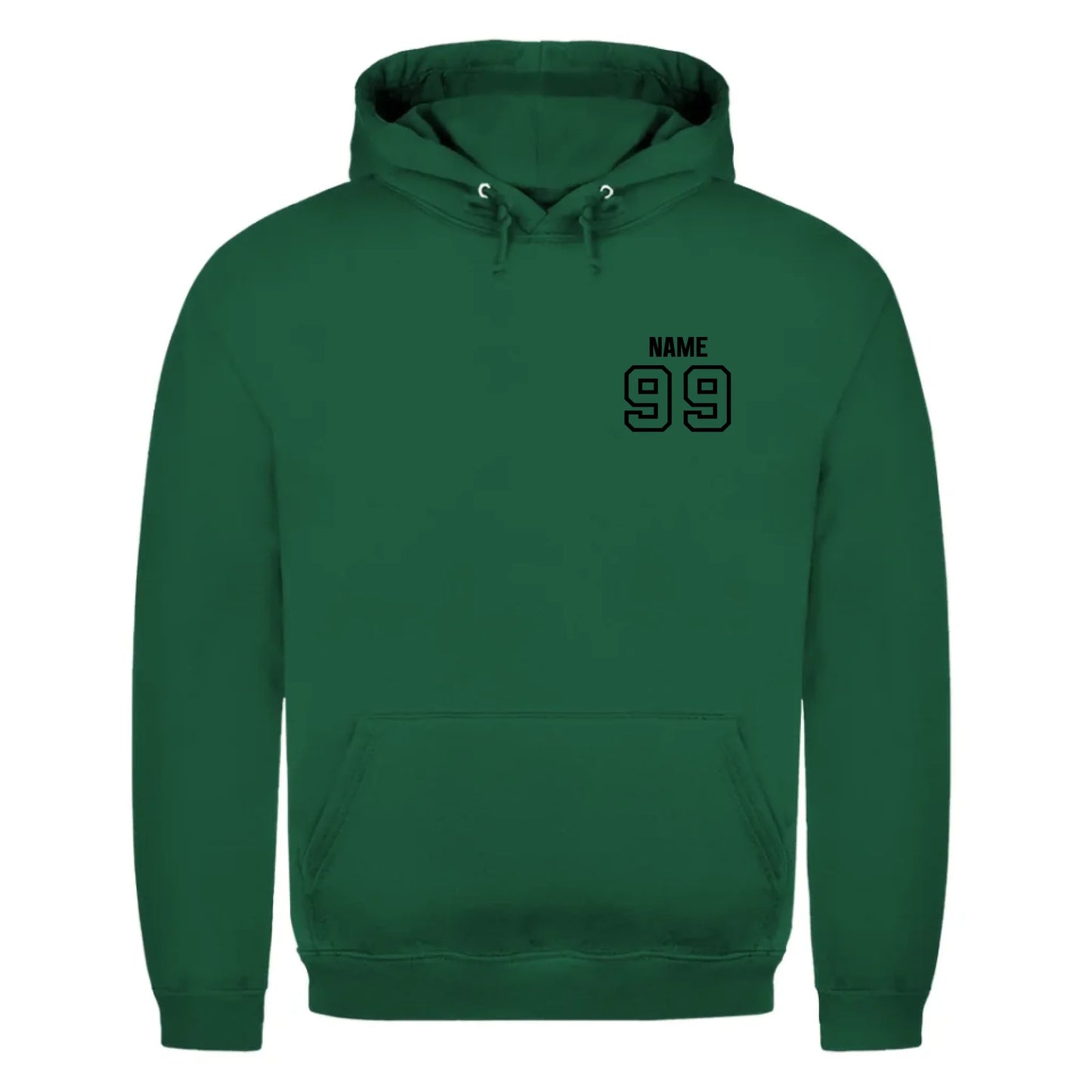 front_Bottle Green_Unisex Hoodie HOCKEY MOM LIFE_mockup