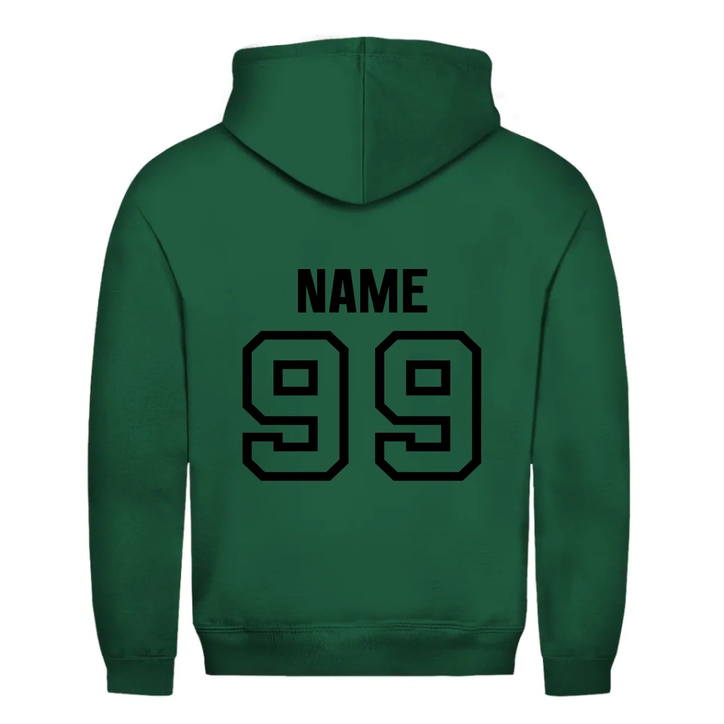 back_Bottle Green_Unisex Hoodie HOCKEY MOM LIFE_mockup