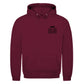 front_Burgundy_Unisex Hoodie HOCKEY MOM LIFE_mockup