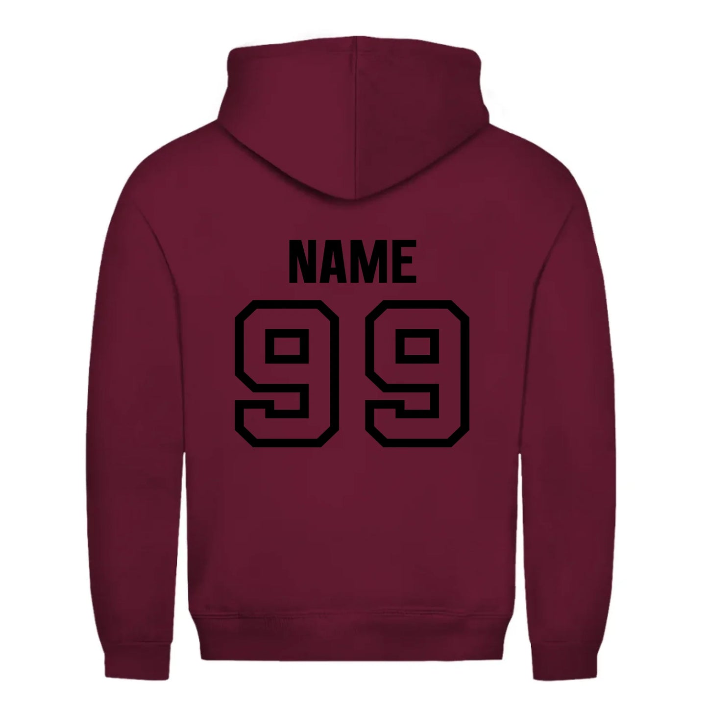 back_Burgundy_Unisex Hoodie HOCKEY MOM LIFE_mockup