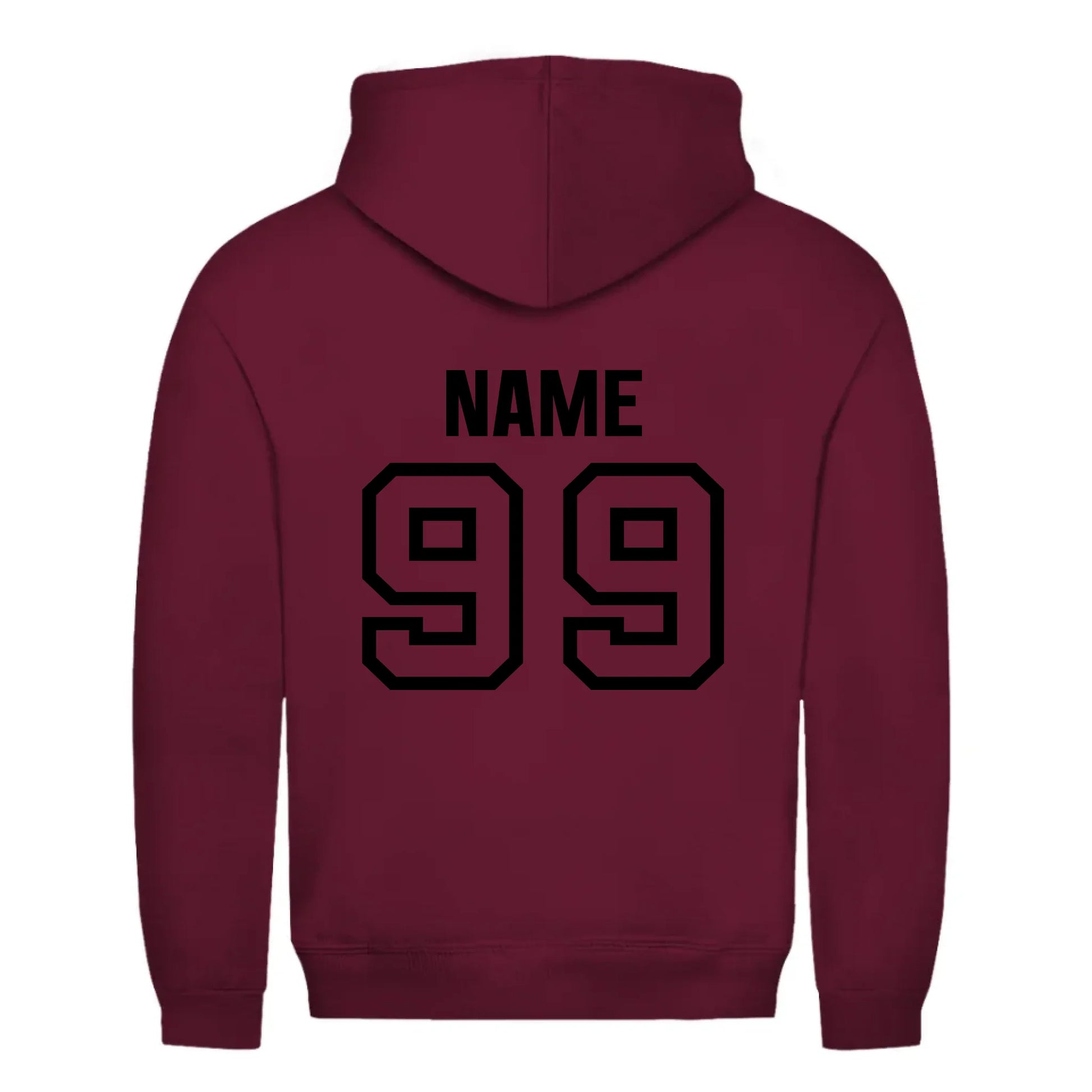 back_Burgundy_Unisex Hoodie HOCKEY MOM LIFE_mockup