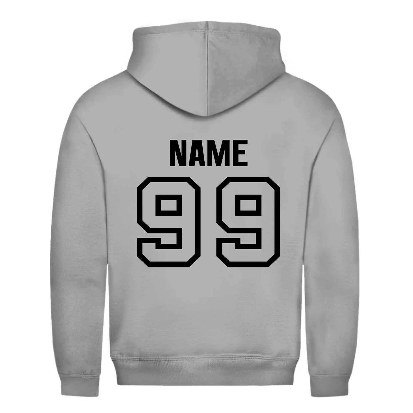 back_Heather Grey_Unisex Hoodie HOCKEY MOM LIFE_mockup