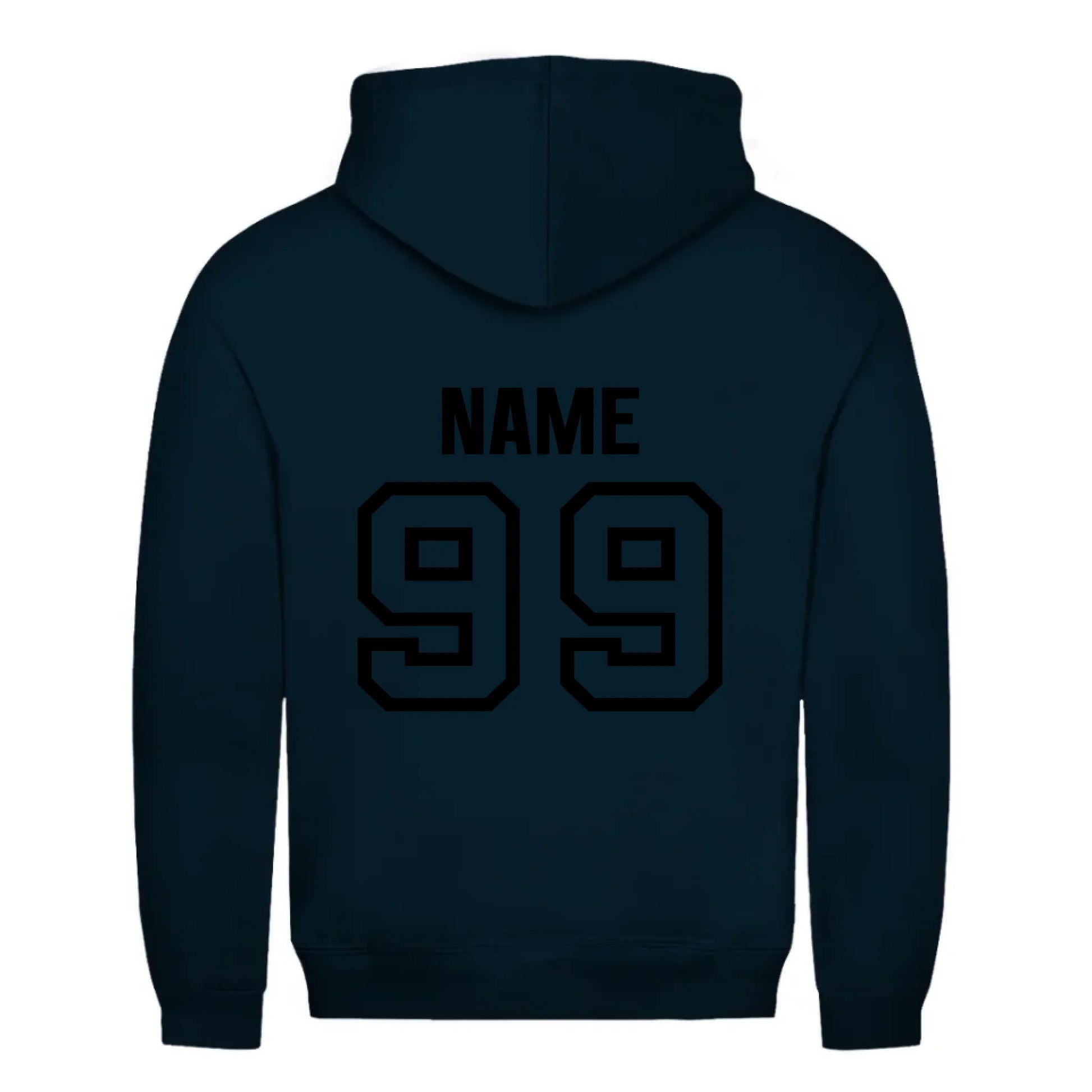 back_New French Navy_Unisex Hoodie HOCKEY MOM LIFE_mockup