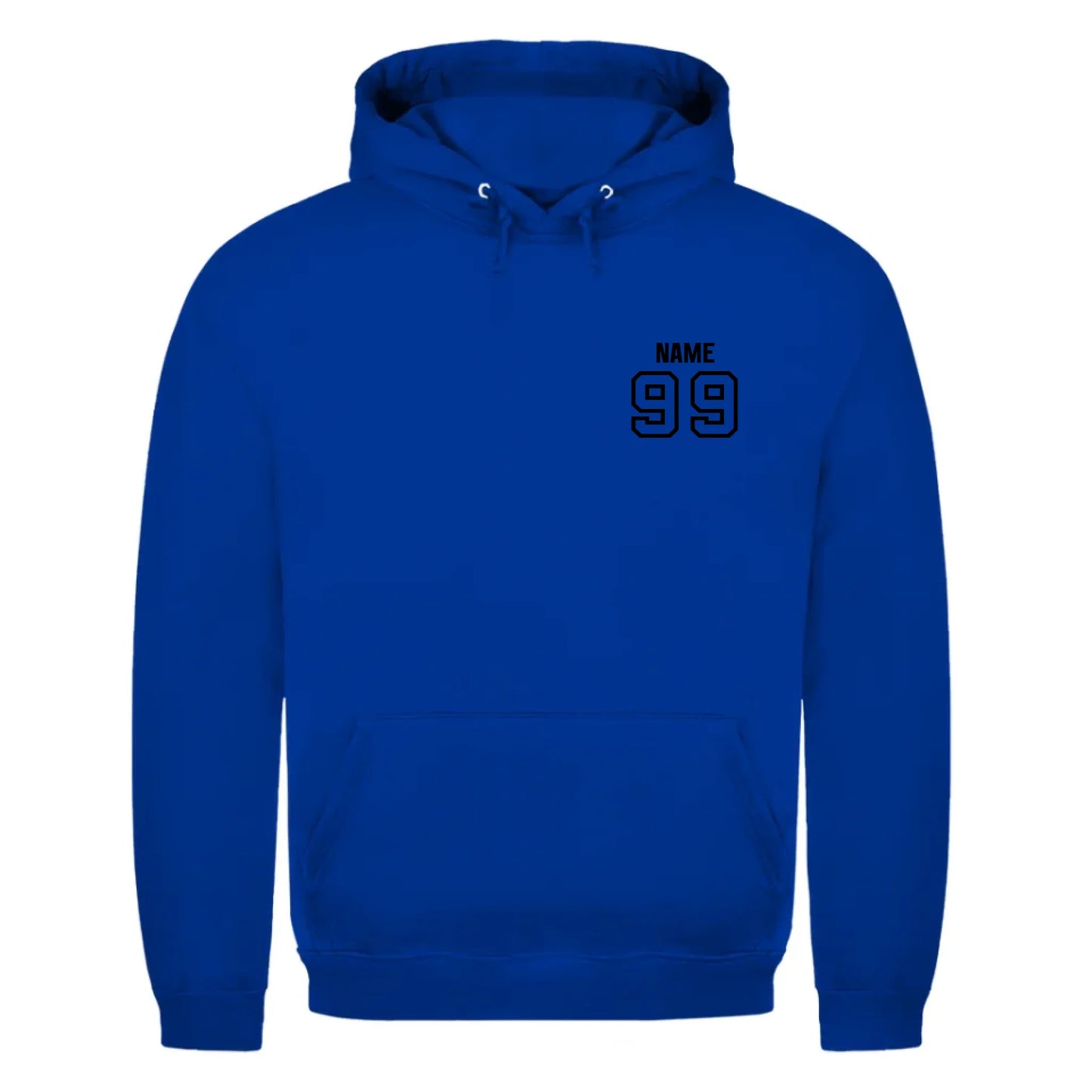 front_Royal Blue_Unisex Hoodie HOCKEY MOM LIFE_mockup