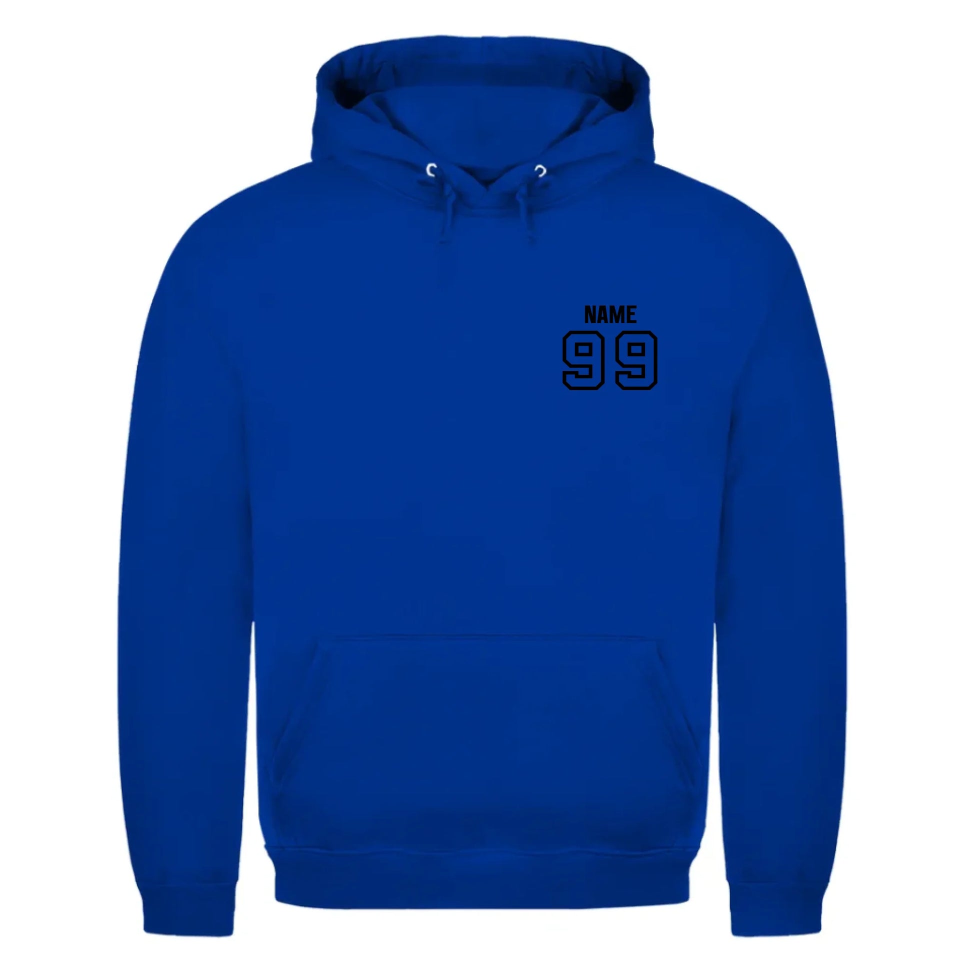 front_Royal Blue_Unisex Hoodie HOCKEY MOM LIFE_mockup