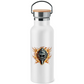 Edelstahl-Trinkflasche mit Bambusdeckel BURNING MASK