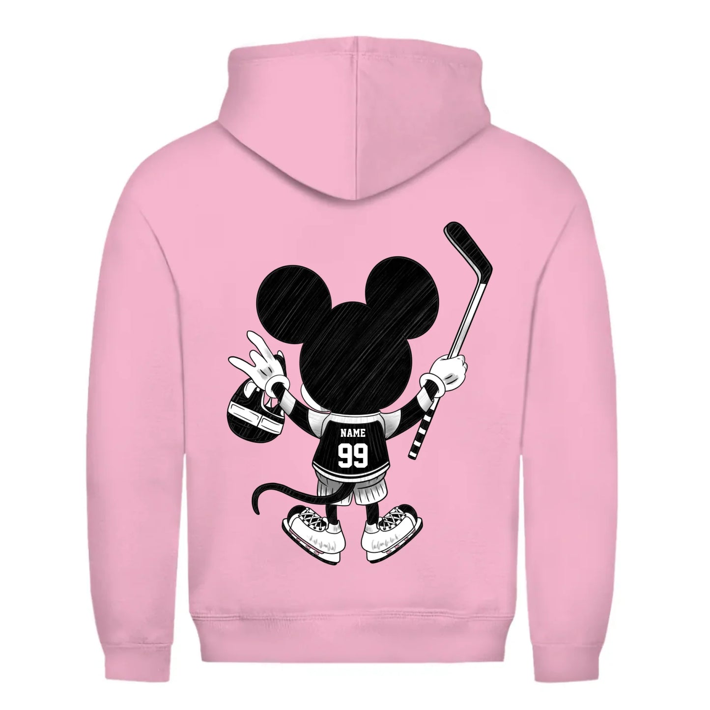 back_Baby Pink_Unisex Hoodie HOCKEY MOM LIFE_mockup