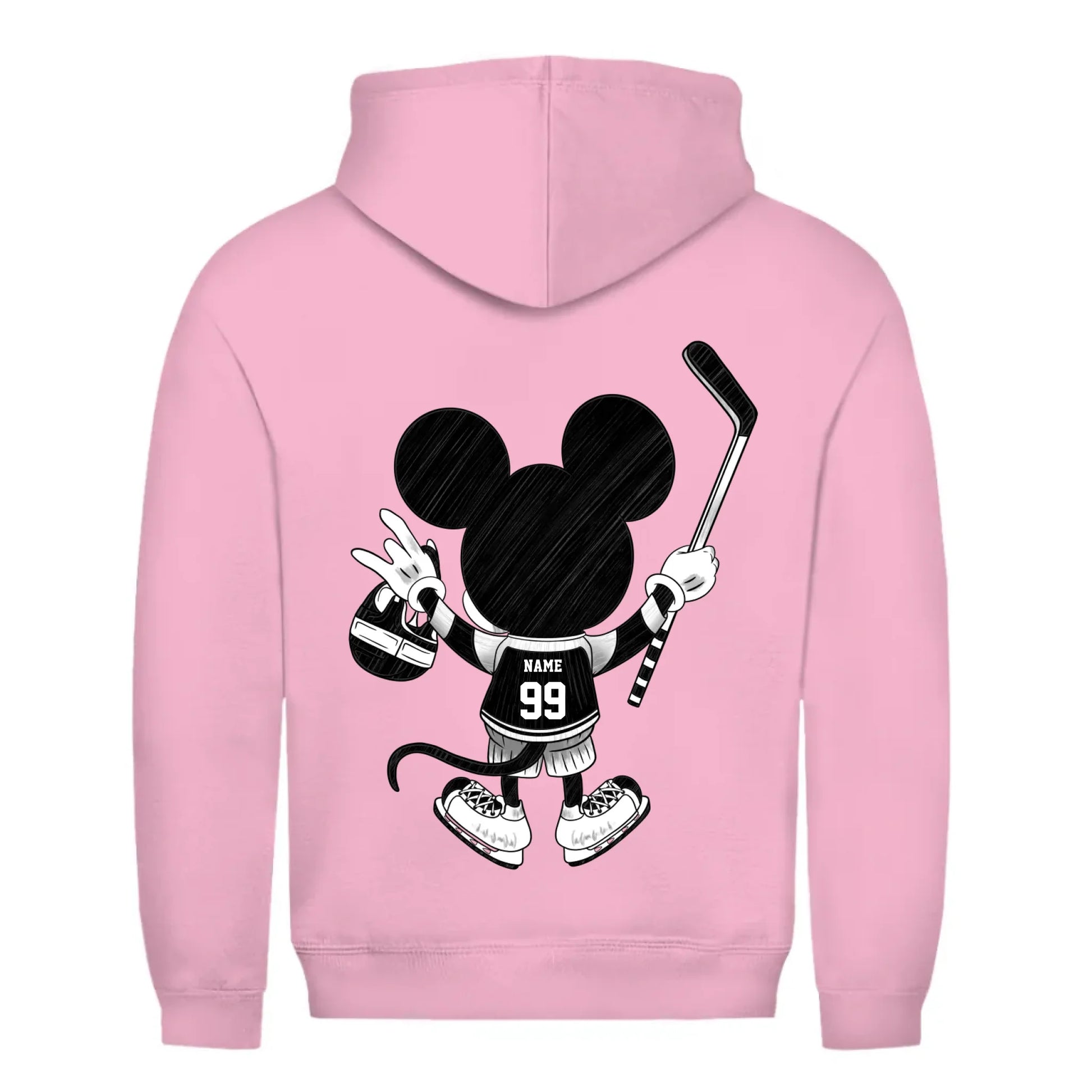 back_Baby Pink_Unisex Hoodie HOCKEY MOM LIFE_mockup