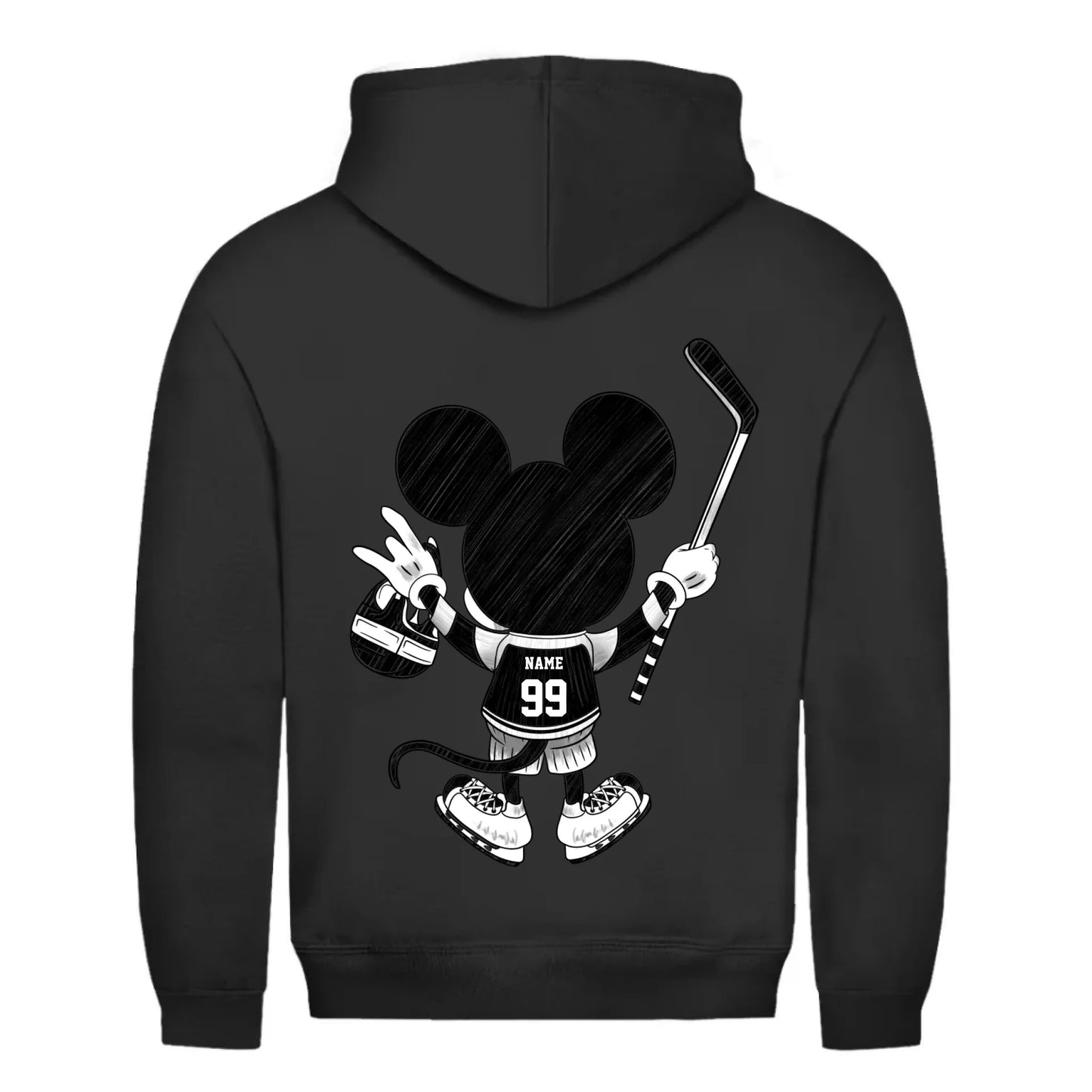 back_Jet Black_Unisex Hoodie HOCKEY MOM LIFE_mockup