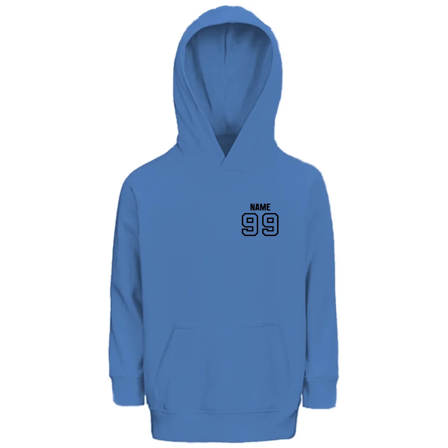 front_Blue_Kids Hoodie GLOVE & PAW_mockup