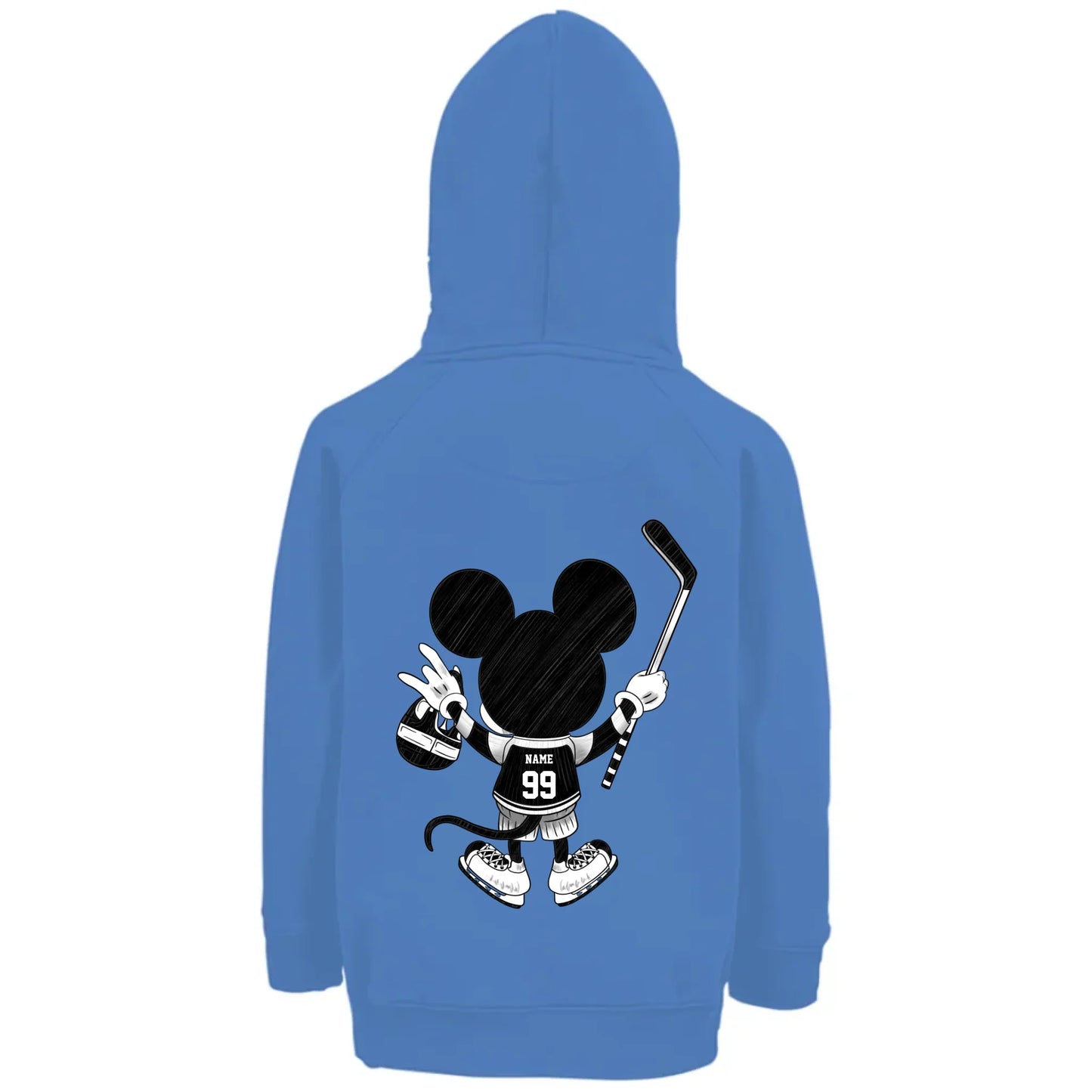 back_Blue_Kids Hoodie GLOVE & PAW_mockup