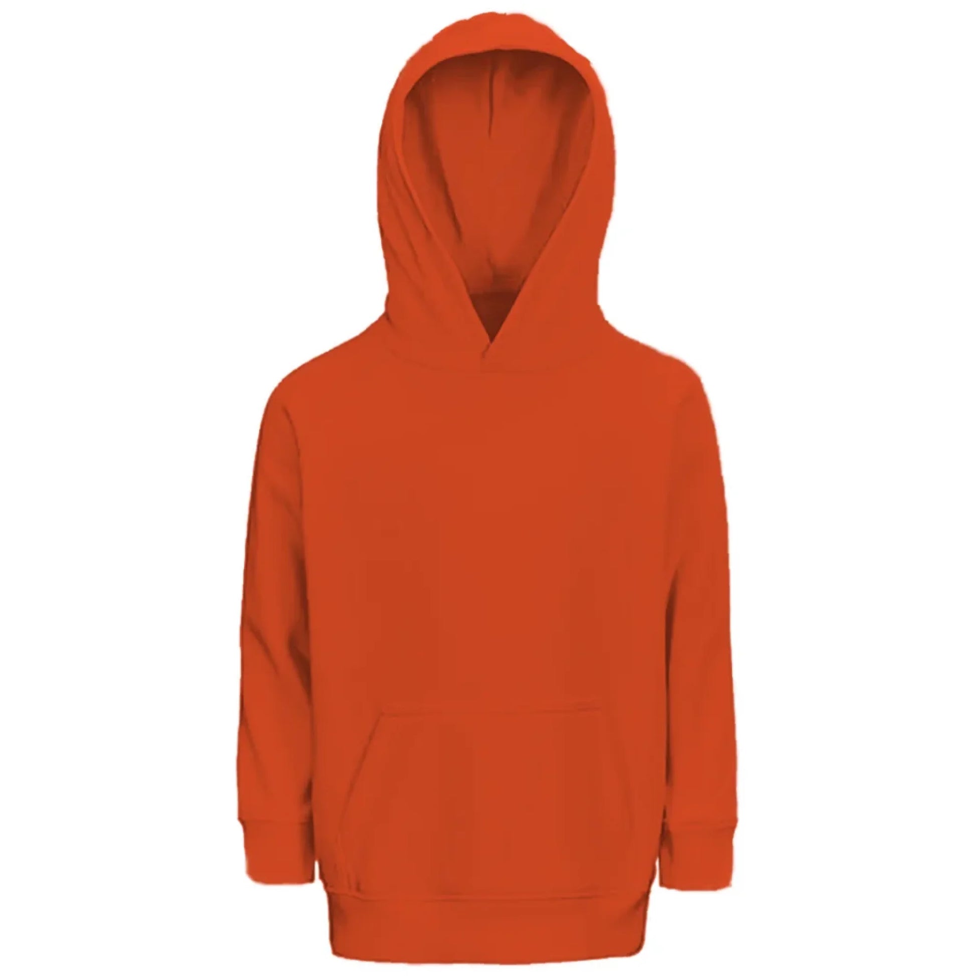 front_Burnt Orange_Kids Hoodie GLOVE & PAW_mockup