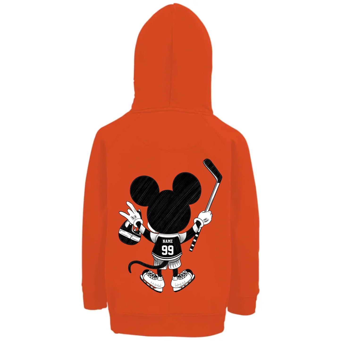 back_Burnt Orange_Kids Hoodie GLOVE & PAW_mockup