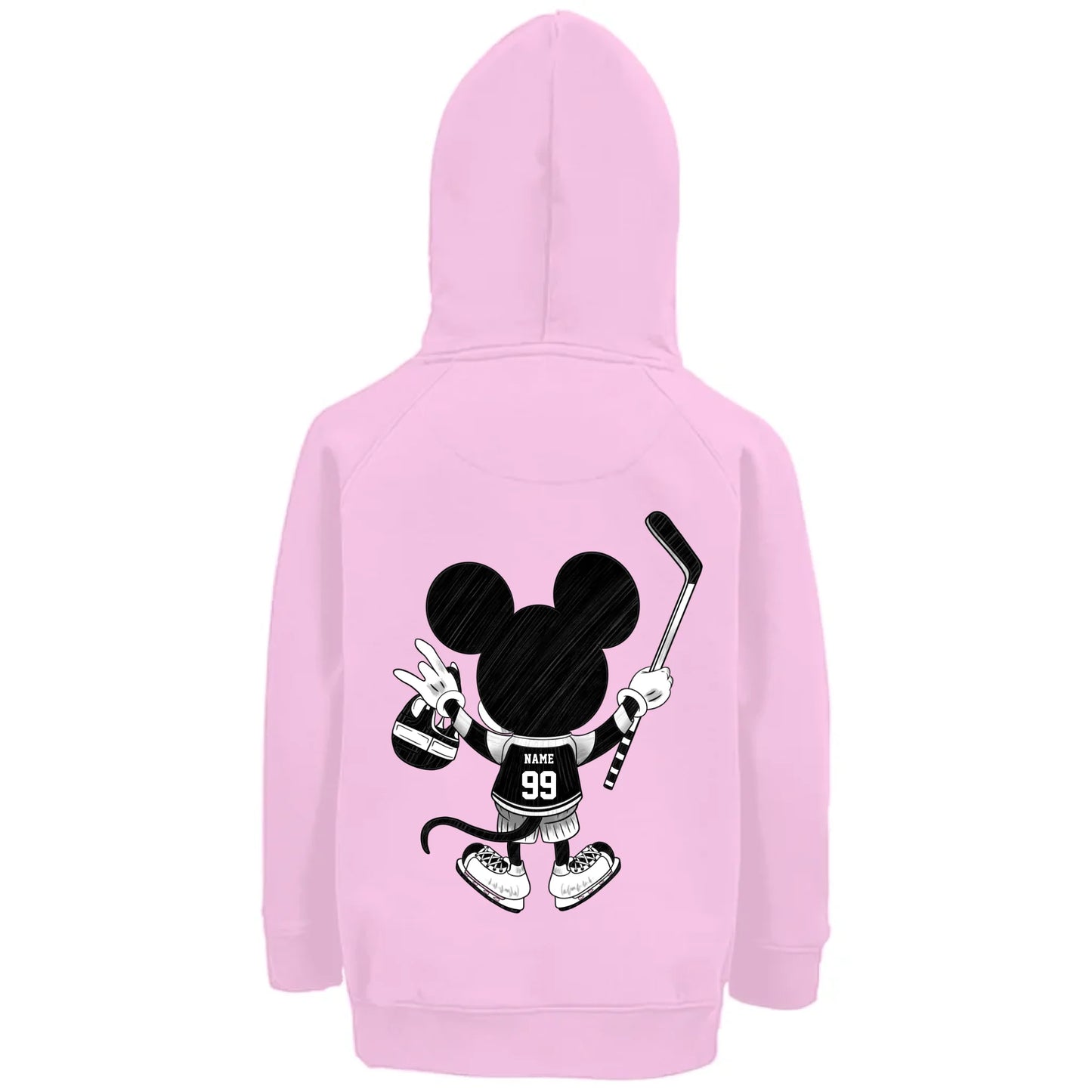 back_Pale Pink_Kids Hoodie GLOVE & PAW_mockup