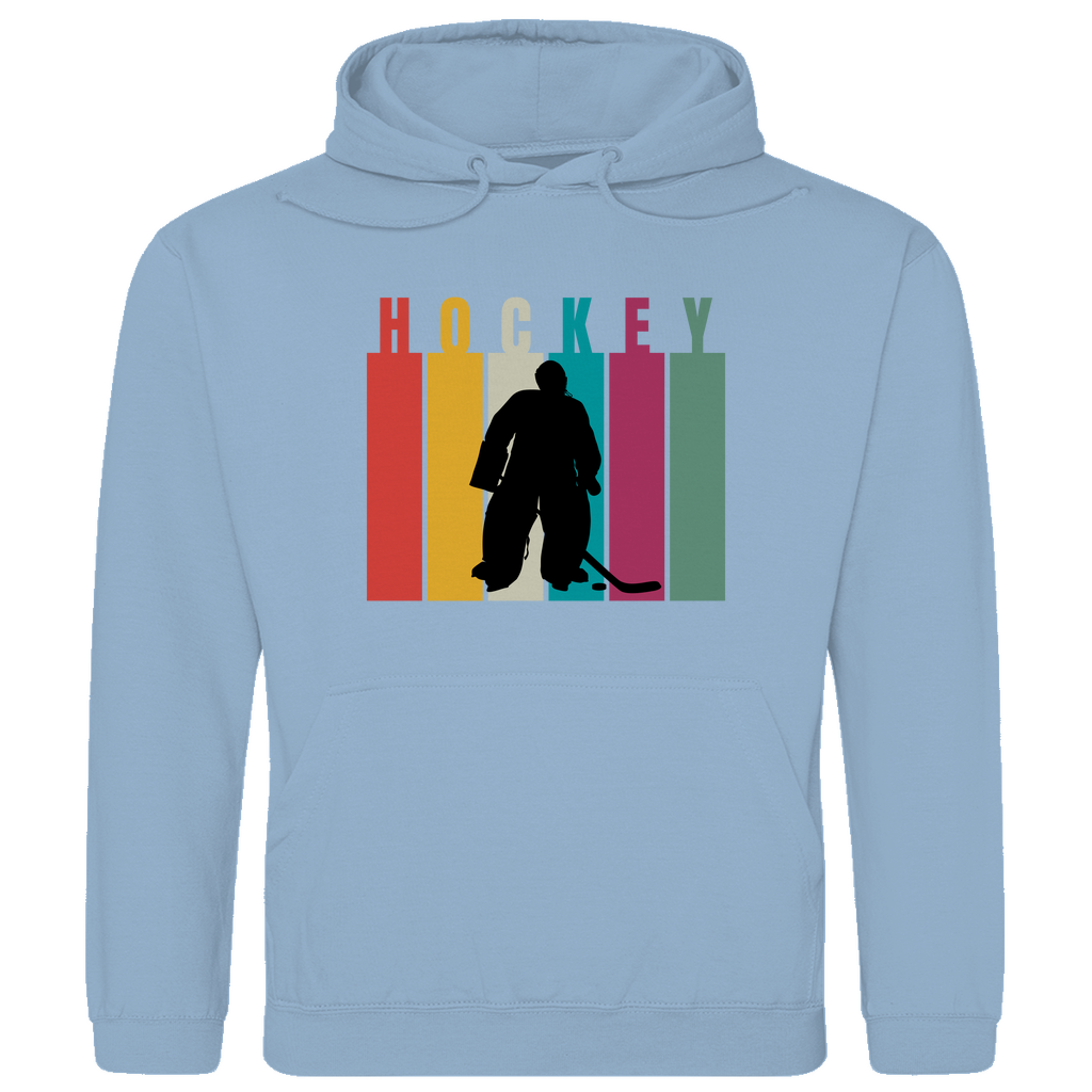 Unisex Hoodie COLOURFUL HOCKEY GOALIE