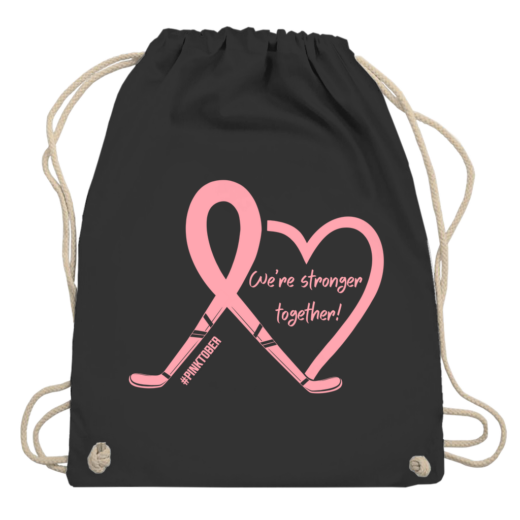 Turnbeutel PINKTOBER STRONGER TOGETHER