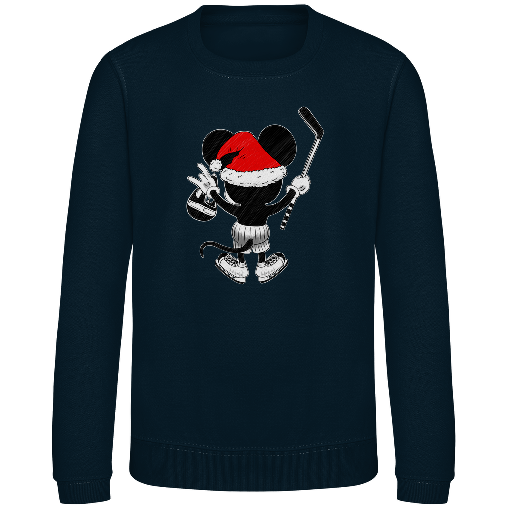 Kids Sweatshirt HOCKEY-SANTA-MOUSE