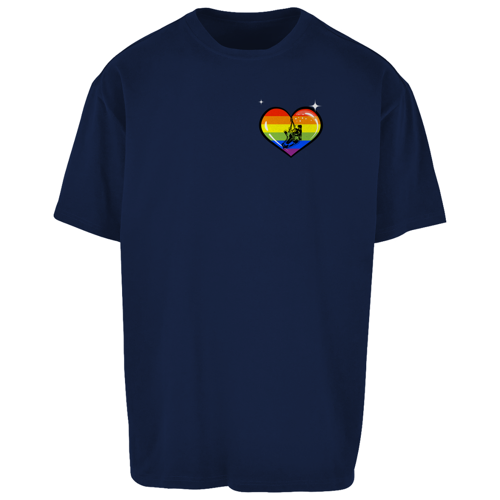 Oversize T-Shirt RAINBOW SKATE HEART