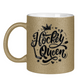 Glitzertasse HOCKEYQUEEN II
