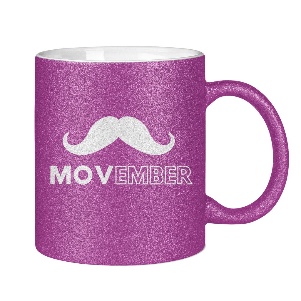 Glitzertasse MOVEMBER