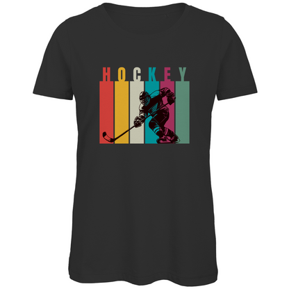 Ladies T-Shirt COLOURFUL HOCKEYPLAYER