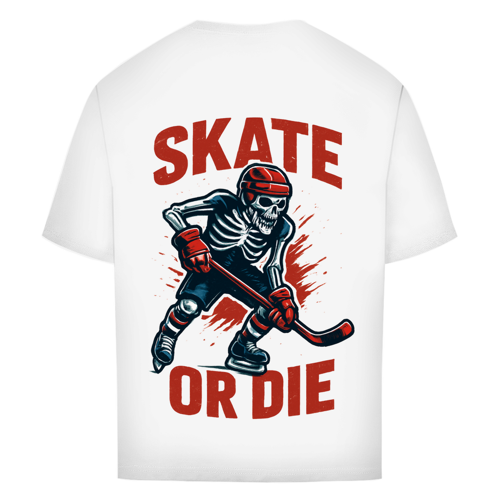 Oversize T-Shirt HALLOWEEN SKATE OR DIE (front&back)