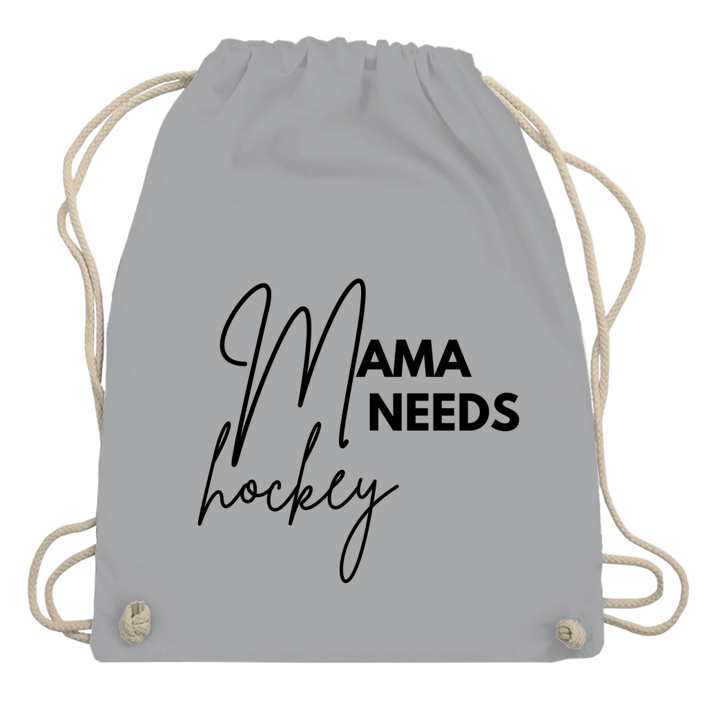 Turnbeutel MAMA NEEDS HOCKEY