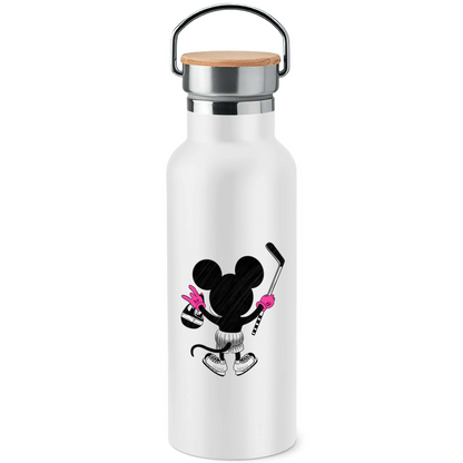 Edelstahl-Trinkflasche HOCKEYMOUSE PINK