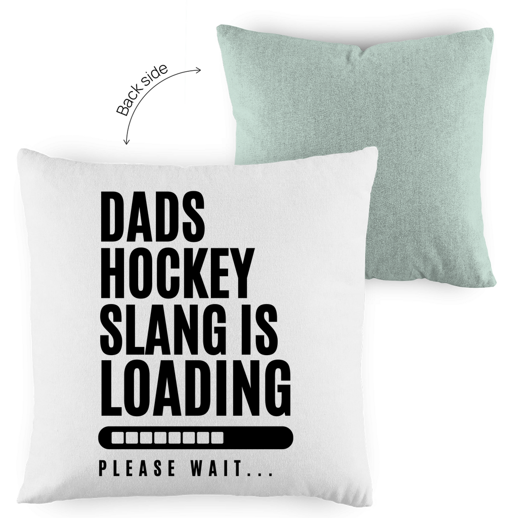 Kopfkissen zweifarbig HOCKEYDADS SLOGAN