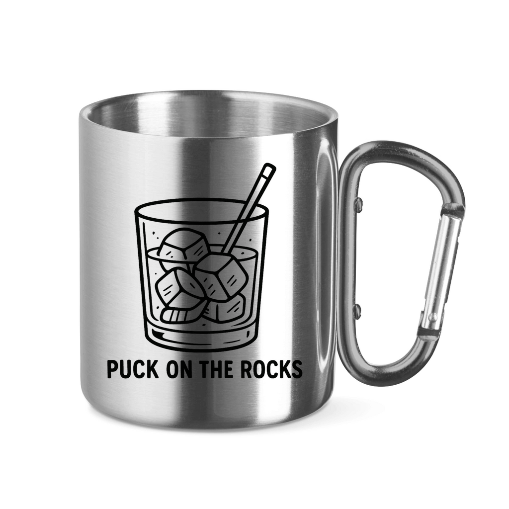 Edelstahltasse PUCK ON THE ROCKS