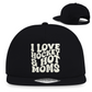 Snapback I LOVE HOCKEY & HOT MOMS