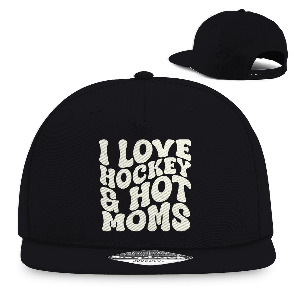 Snapback I LOVE HOCKEY & HOT MOMS