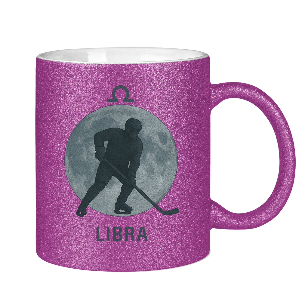 Glitzertasse STERNZEICHEN LIBRA / WAAGE