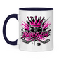 Tasse zweifarbig HIS HOCKEYQUEEN