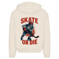 Oversize Zipper HALLOWEEN SKATE OR DIE (front&back)