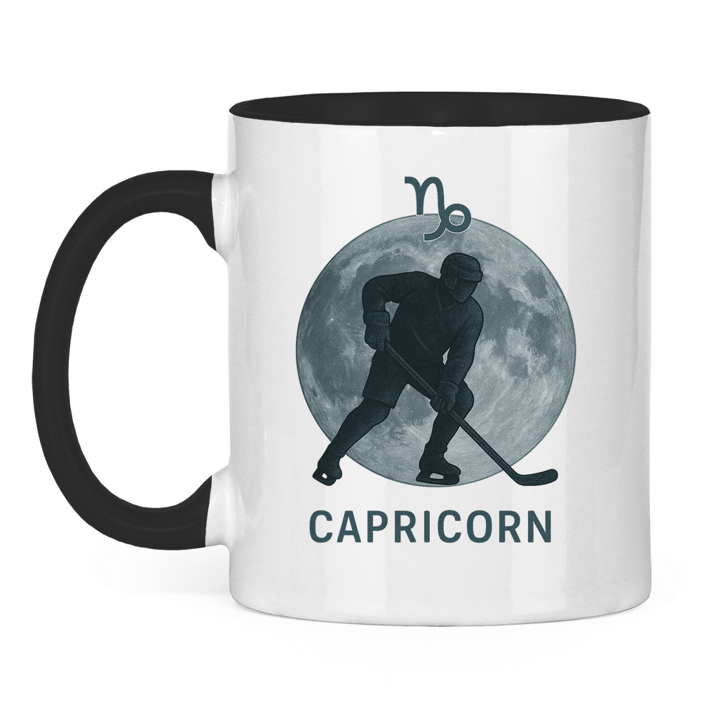 Tasse zweifarbig STERNZEICHEN CAPRICORN / STEINBOCK