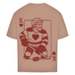Oversize T-Shirt HOCKEY HERZKÖNIG (front&back)